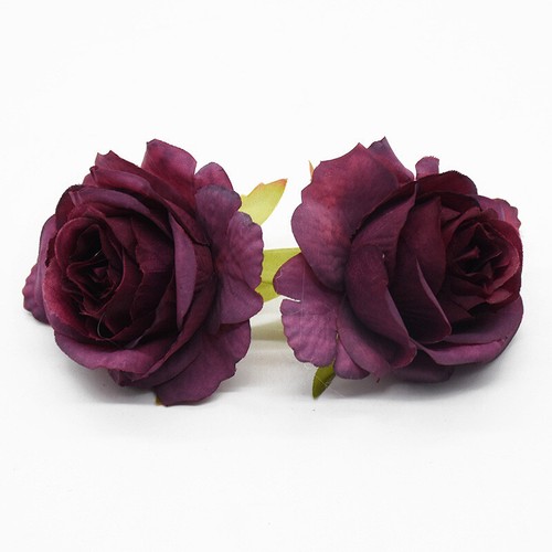 10x roses artificial silk - roses,