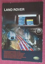 RANGE ROVER - RANGE ROVER SPORT - DISCOVERY REAR SEAT ENTERTAINMENT HANDBOOK.