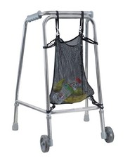Aidapt Lightweight Sturdy Net Storage Shopping Bag for Walking Zimmer Frames