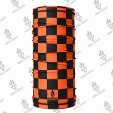 Black White Check Biker Neck