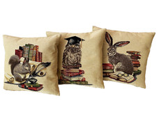 SET OF 3 FOREST ANIMALS WITH