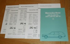 Mercedes T Series Estate Brochure 1982-1983 300TD 240TD 280TE 230TE 200T W123