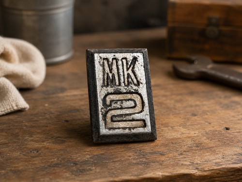Vintage mk2 metal car - vintage,