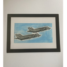 Framed Aviation Military Print