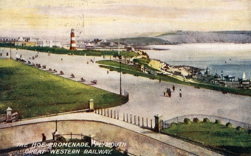 Gwr postcard coloured - gwr,