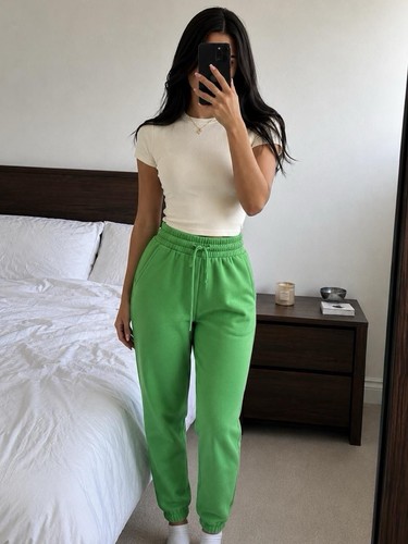 Zara bright green cuffed - zara,