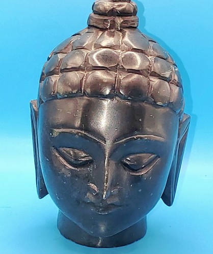 Hand carved black marble - carved, 5"