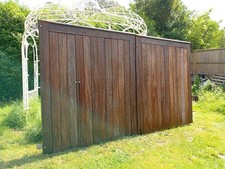Hardwood driveway gates - driveway,