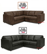 New nevada fabric corner sofa - new,