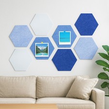 8 PCS Felt Hexagon Bulletin
