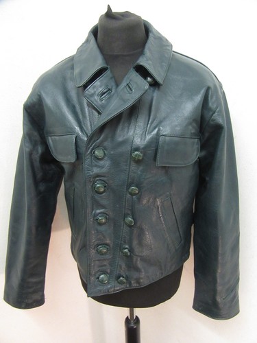 Vintage leather cyclist - vintage,
