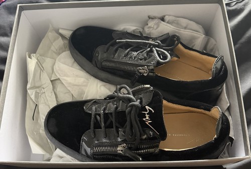 Giuseppe zanotti black leather - giuseppe,