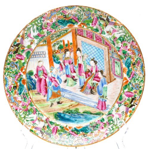 Chinese porcelain plate - chinese, gilt