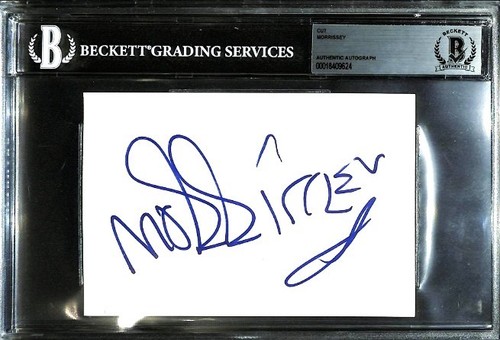 Morrissey signed autographed - signed,