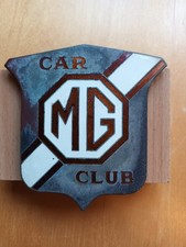 MG car club badge
