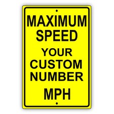 Maximum Speed Your Own Custom