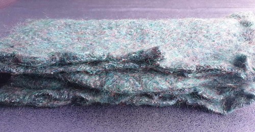 Felted mohair fabric - fabric, a