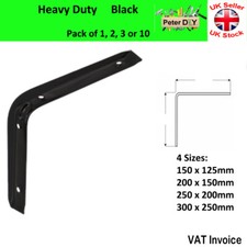 BLACK Shelf Bracket REINFORCED