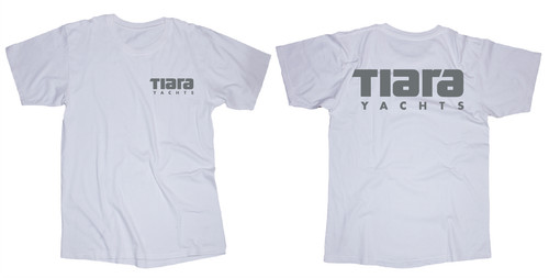 Tiara yachts white shirt - tiara, t-shirt