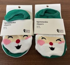 2 Pairs of Santa Slipper socks