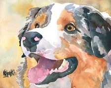 Australian Shepherd Print of