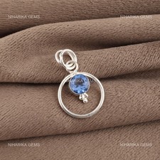 925 Silver Round Natural