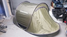 Quechua 2 Seconds 2 Person Pop Up Tent with Carry Bag Backpack