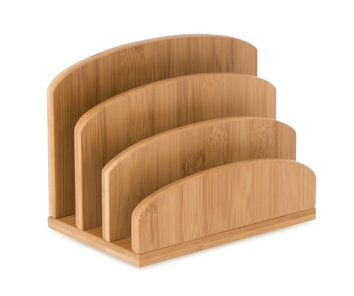 Osco bamboo letter holder - bamboo,