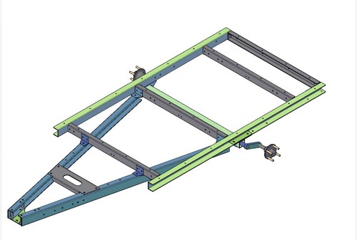 New trailer chassis - new,