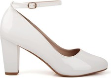 WOMENS LADIES BLOCK HEEL ANKLE