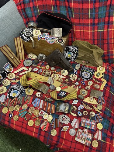Russian army medals badges - russian,