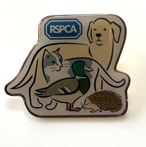 Vintage rspca pin - vintage, badge