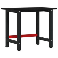 Workbench Wooden Work Table Work Tool Bench Workstation Solid Wood Oak vidaXL