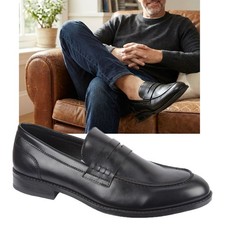 Mens Slip On Loafers Saddle Comfort Casual Smart Walking Work Moccasin Shoes