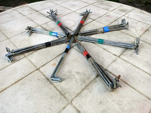 Used tent pegs sold - tent, pegs: