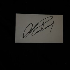 Clint Eastwood Autographed 3x5