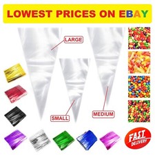 Clear cellophane cone sweet - cellophane,