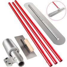 Concrete Bull Float 1200x200mm Full Kit Concrete Tool Trowel Handle & Bracket