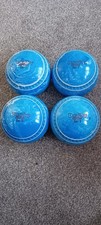 Set of 4 Derby Bowls Size 2 Mottold Blue Colour In Very Good Condition See Pics