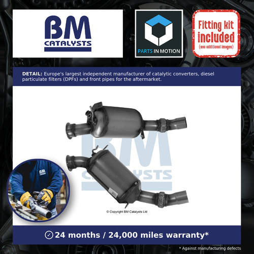 Catalytic converter with - catalytic, dpf