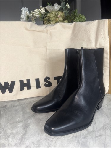 Whistles kara black - black, leather