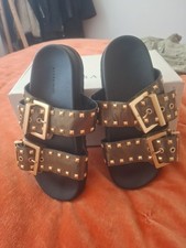 AllSaints Sian Leather Footbed
