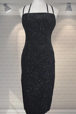 Vintage 1980s BACKLESS Black &