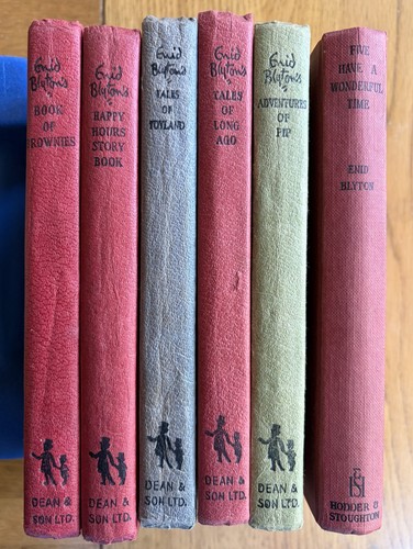 Enid blyton vintage books - blyton, 6x
