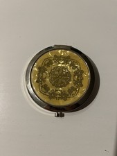 Vintage Silver Effect Compact