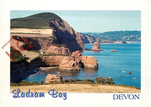 Picture postcard ladram bay - picture, postcard>>ladram