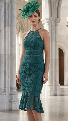 Lipsy green bodycon lace - lipsy,