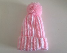 Pom Pom Babies Winter Hat.Age 3-6 Months.Brand New (Last One) ###