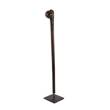 Zulu Knobkerrie Carved Wood Stick Cane on Custom Stand South Africa