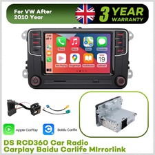 DS RCD360 187B Car Radio Stereo Carplay Bluetooth touch screen For After 2010 VW